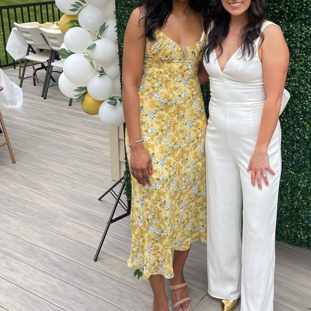 Yellow Floral Hello Molly Dresss